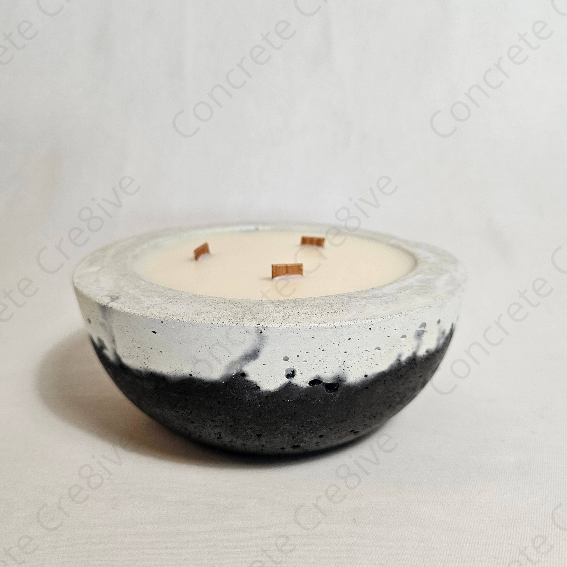 Pink concrete soy wax candle  Soy wax candles, Concrete candle